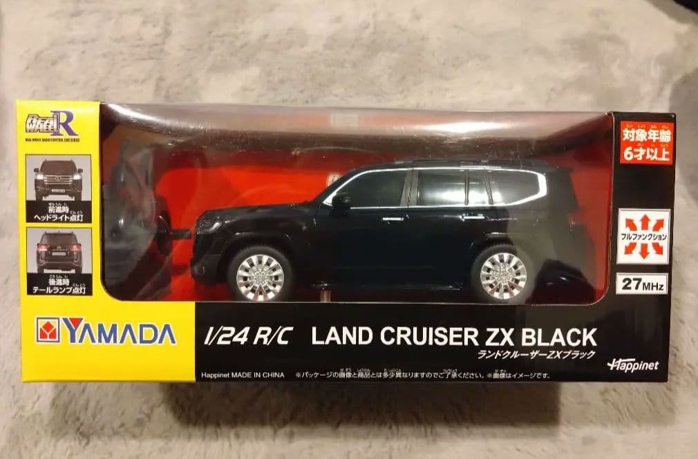 1/24 R/C LAND CRUISER ZX BLACK　ランドクルーザー没有明显的损伤或污渍