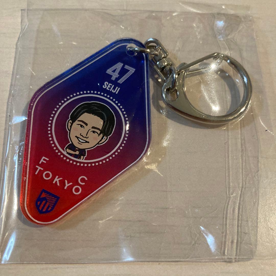 FC東京　木村誠二　クリアモーテルキーホルダー　ガチャ