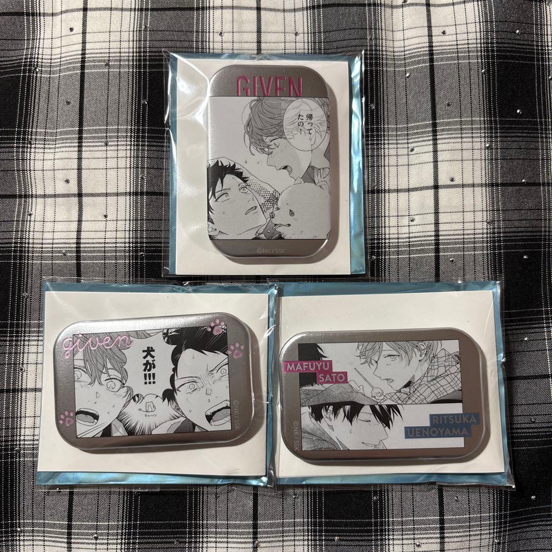 ギヴン ギヴン展 立夏 真冬 推しカプバッジ 缶バッジ