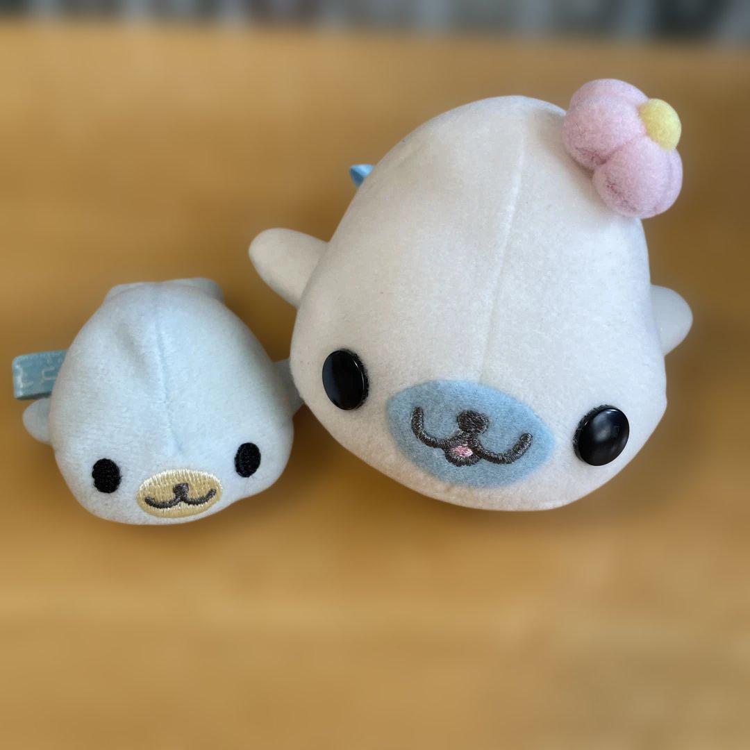 平成レトロ　まめゴマ ぬいぐるみ マスコット 2点セット