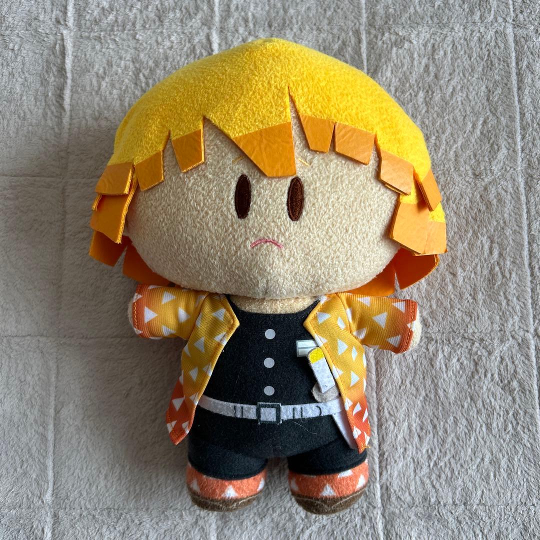 鬼滅の刃 我妻善逸 よりぬい ぬいぐるみ没有明显的损伤或污渍