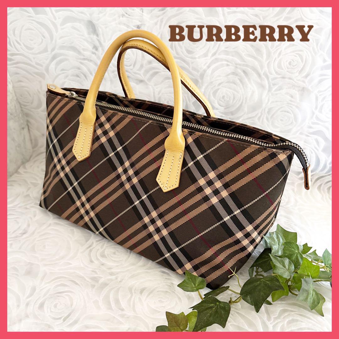 BURBERRY バーバリーブルーレーベル　ハンド・トートバッグ チェックバーバリーブルーレーベル;没有明显的损伤或污渍