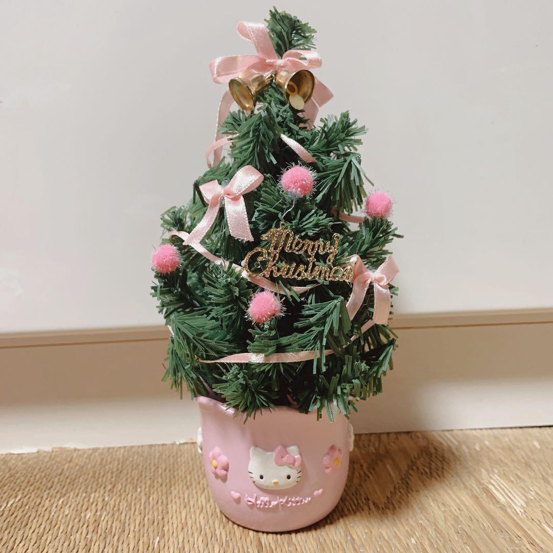 【新品】当時品 ハローキティ サンリオ クリスマスツリーセット 平成レトロ未使用