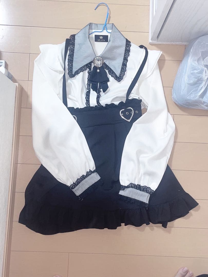 ROJITA Dear MyLove ブラウス ジャンスカROJITA;有损伤或污渍