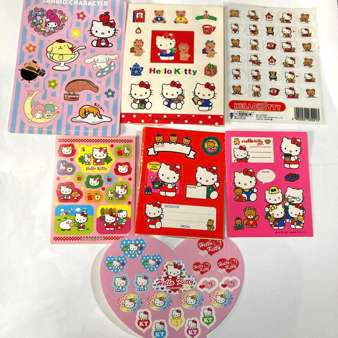 サンリオ　キティ　レトロ　シール　まとめ売り