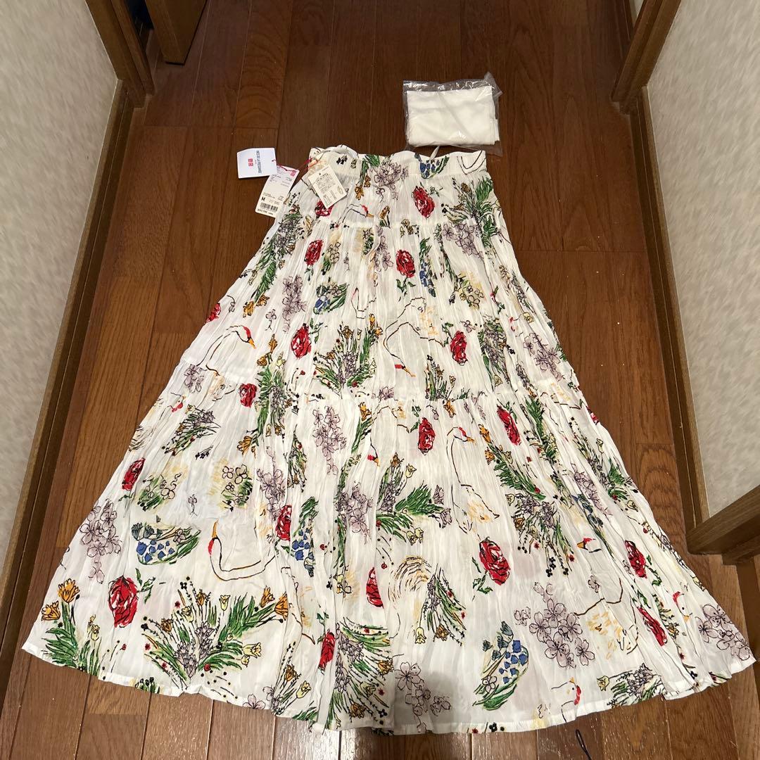 INES DE LA FRESSANGE 花柄ロングスカート M イネス　新品INES;未使用