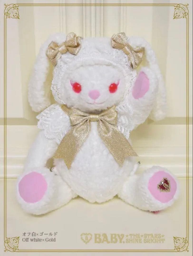 うさくみゃリュック　ミニ　ゴールドBABY,THE STARS SHINE BRIGHT;未使用