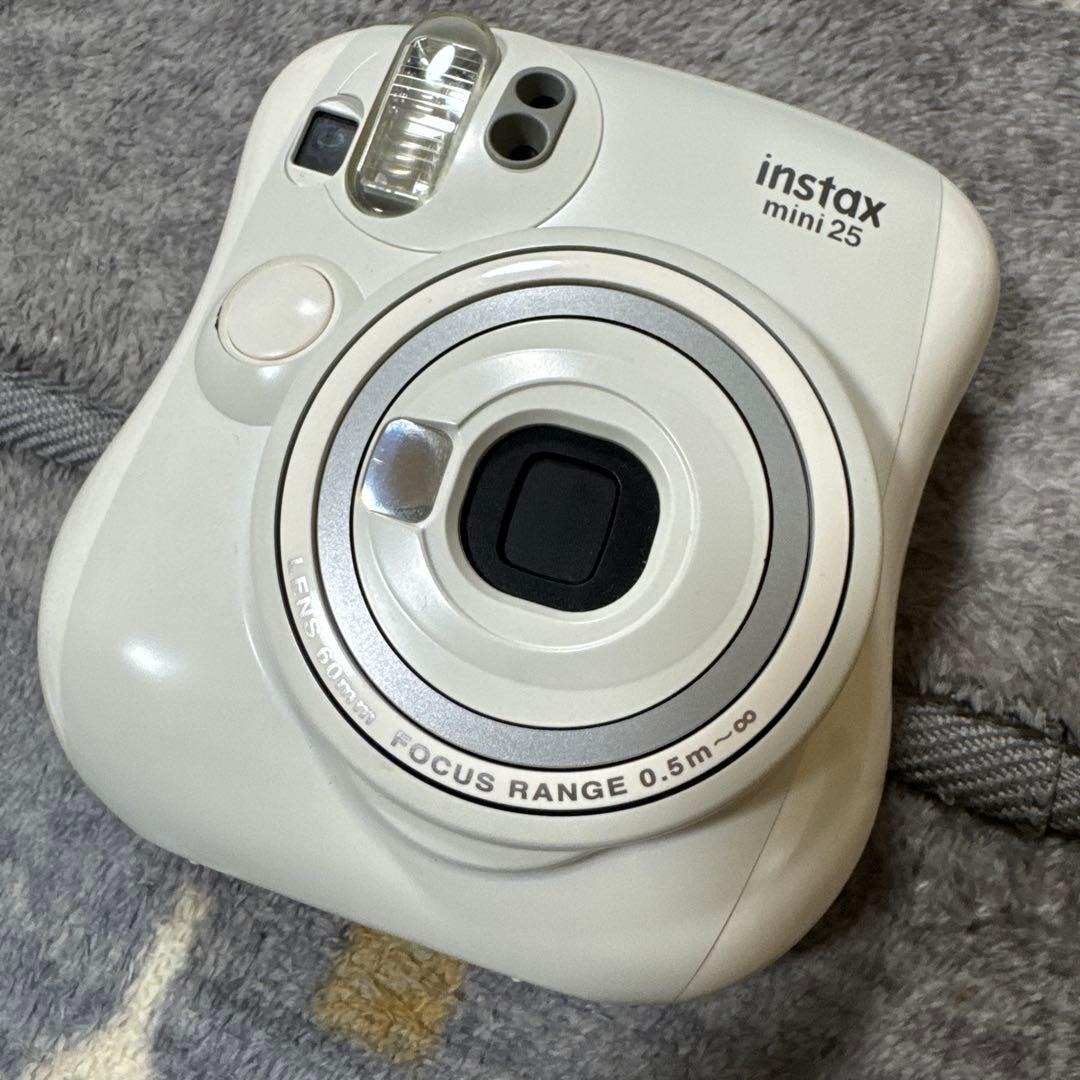 【ジャンク品】チェキ本体　mini25富士フイルム;没有明显的损伤或污渍