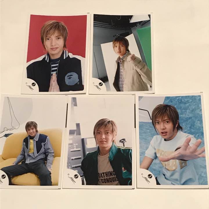 山下智久 公式 生写真 5枚