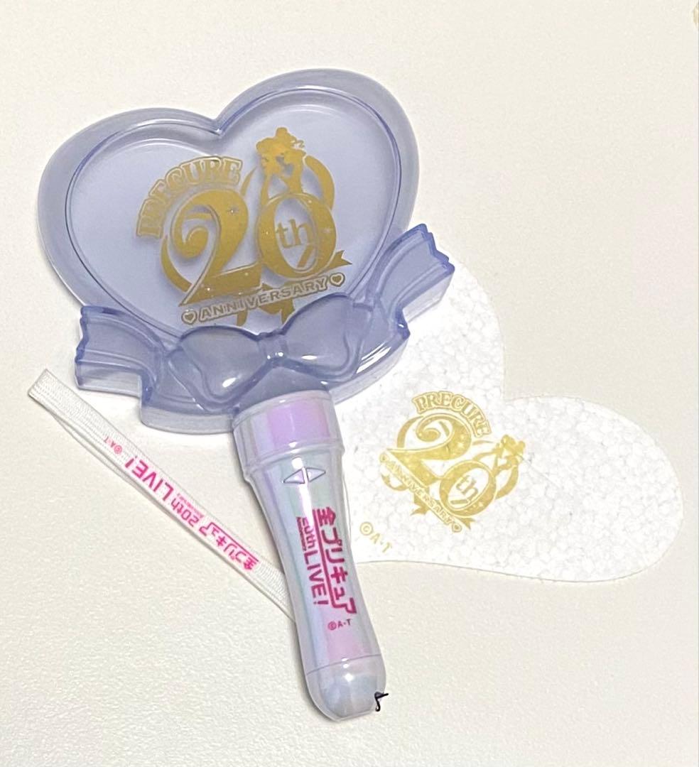 全プリキュア 20th LIVE! ペンライト (不良品)+落下物