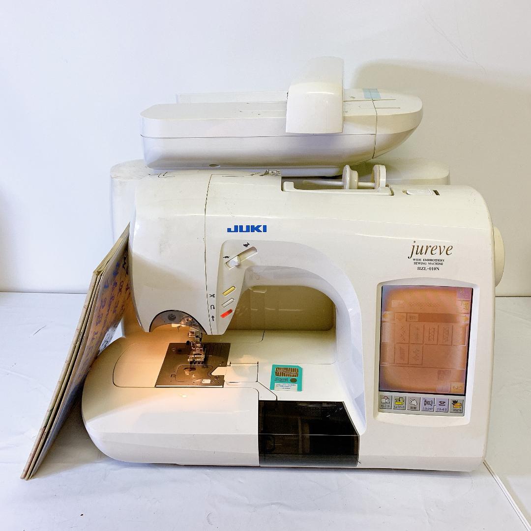 JUKI jureve HZL-010N コンピューターミシン 刺繍機 EM3JUKI;整体状态不佳