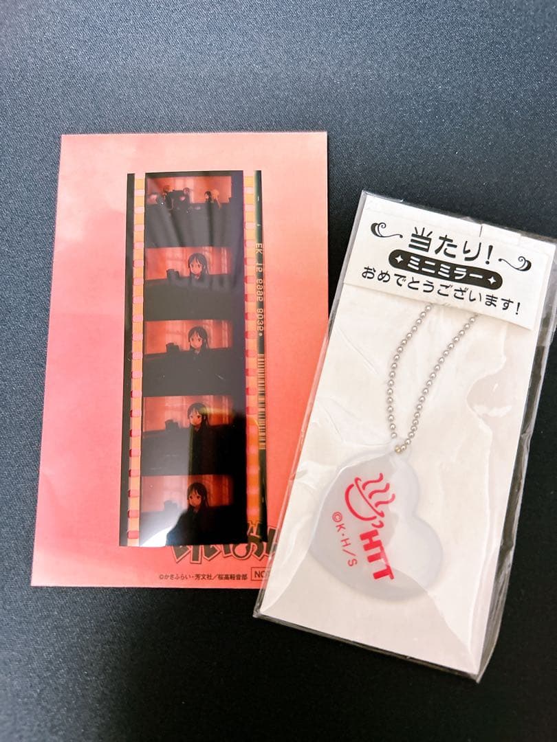 【限定品】映画けいおん 来場者特典フィルム & 当選品 HTTミニミラー没有明显的损伤或污渍