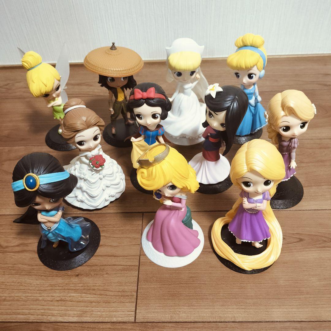 Qposket　11個セット　ディズニープリンセス没有明显的损伤或污渍