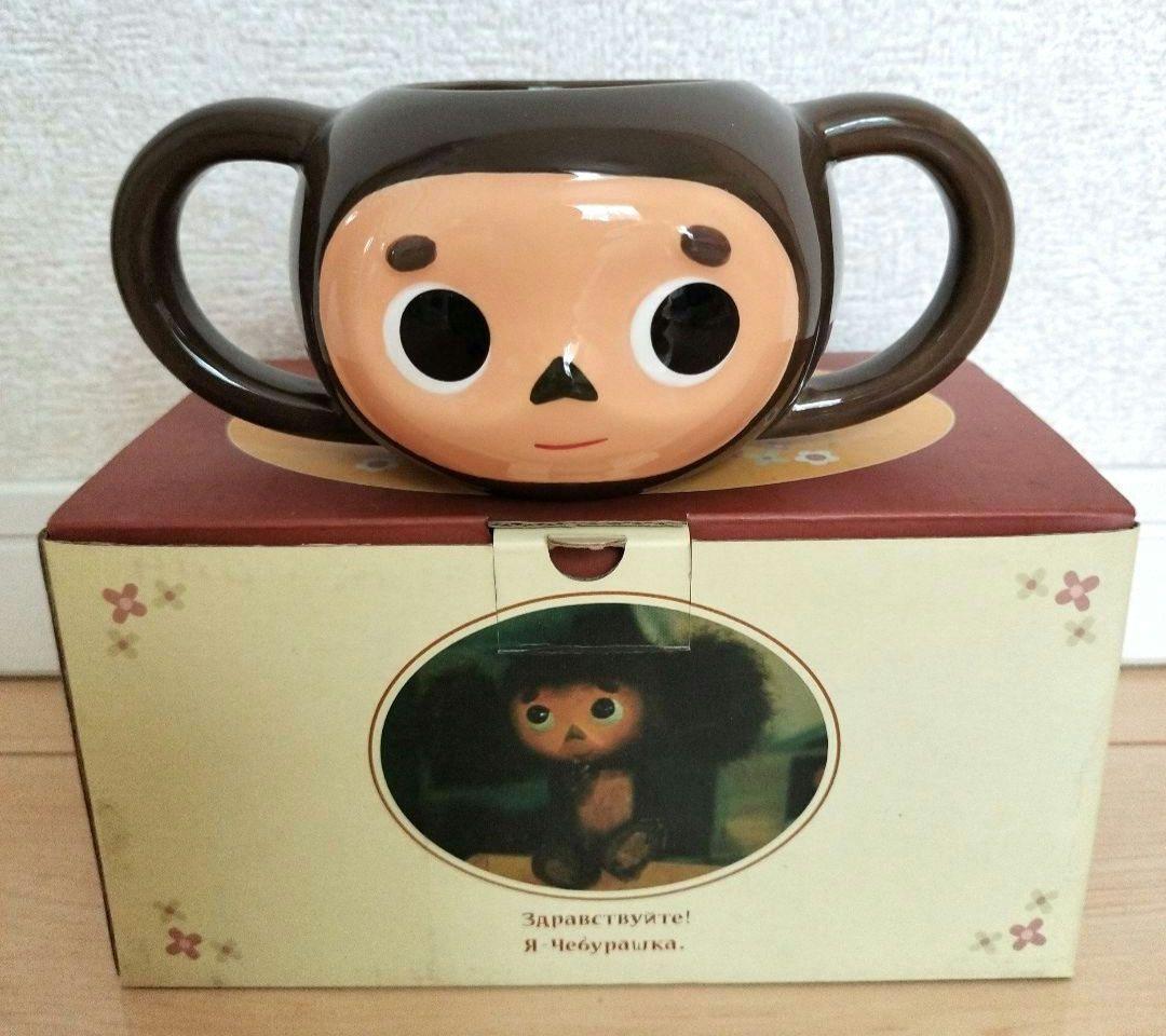 チェブラーシカ☆フェイスマグカップ　陶器