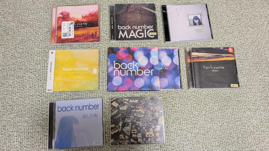back number バックナンバー　CD　8枚セット有些许损伤或污渍