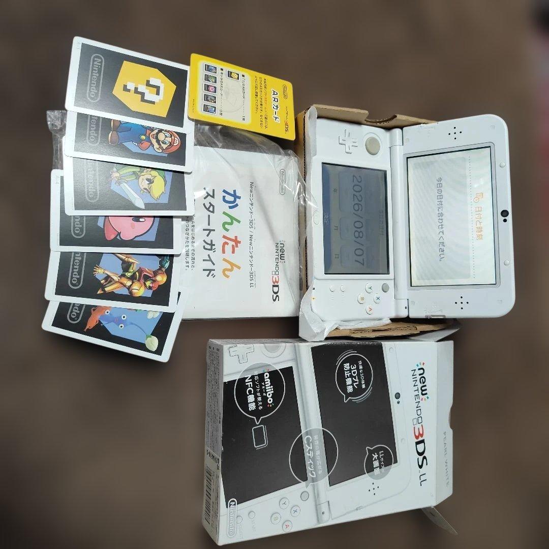 Newニンテンドー3DS LL パールホワイト 本体