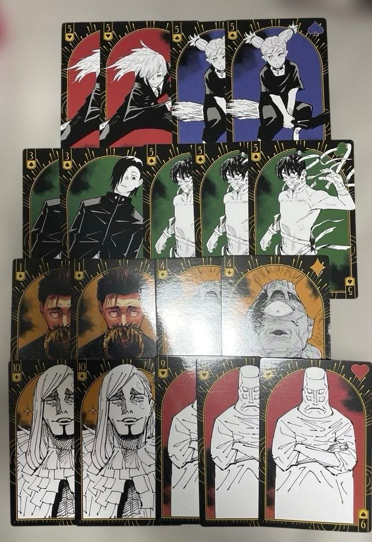 呪術廻戦　呪術廻戦展　BIGトランプ　三輪　西宮　順平　漏瑚　日車　レジィ　ほか没有明显的损伤或污渍