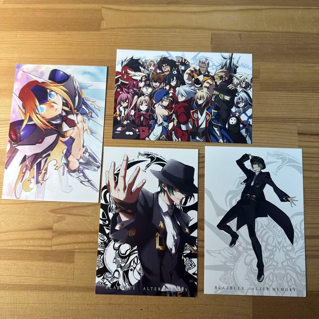 BLAZBLUE　Blu-ray特典　ポストカード　4種