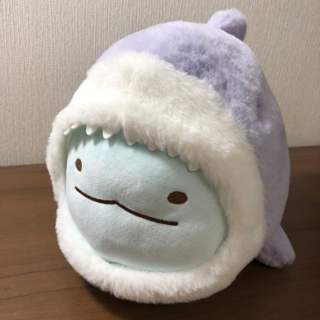 すみっコぐらし　販路限定　水族館　とかげ　さめ　ふんわりぬいぐるみ