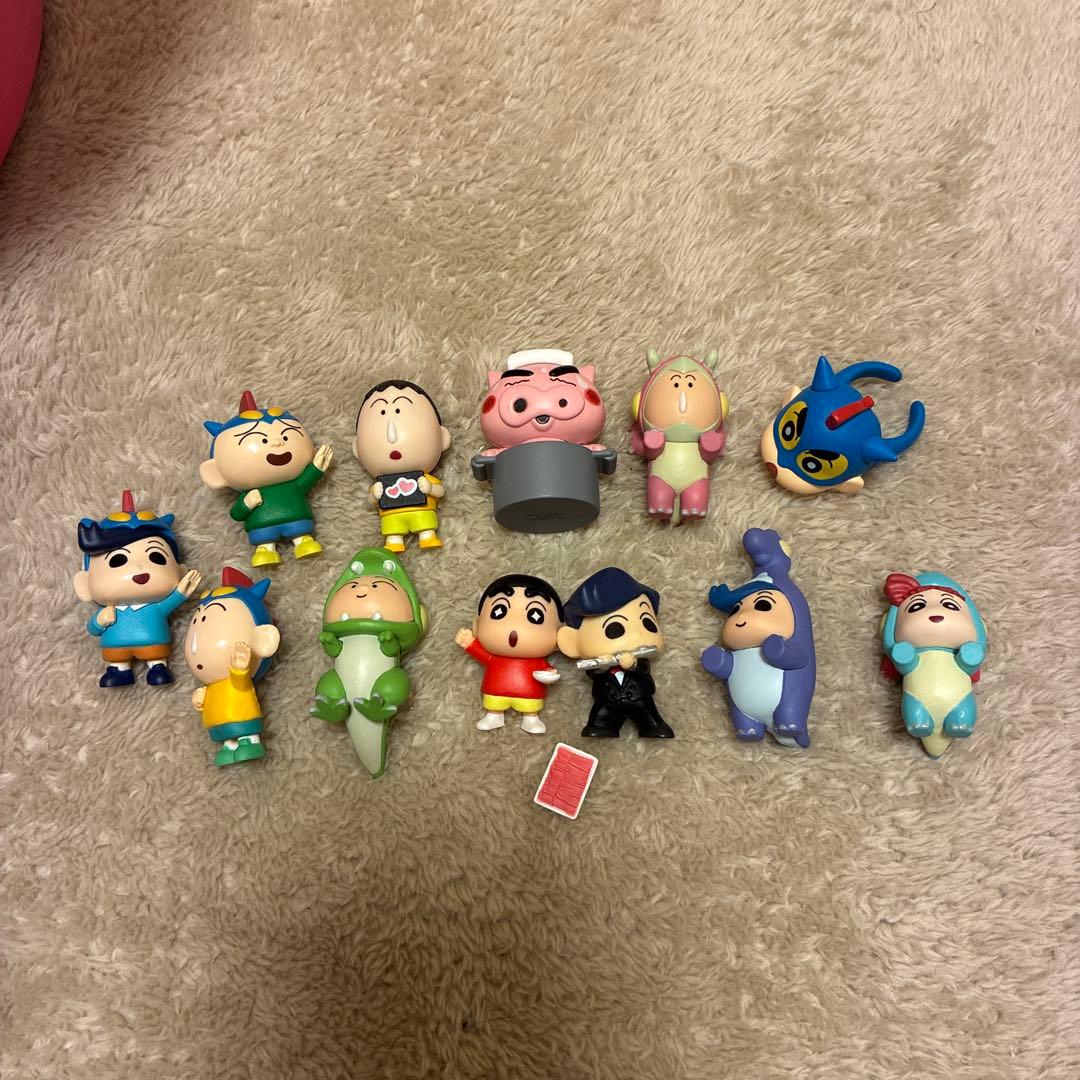 クレヨンしんちゃん ミニフィギュア 12体セット没有明显的损伤或污渍