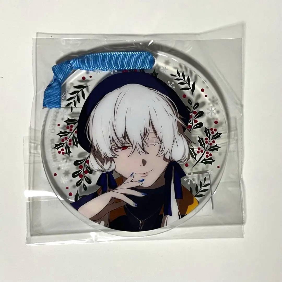 爛爛　DMMスクラッチ D-4 白髪赤目　オーナメント風アクリルキーホルダー