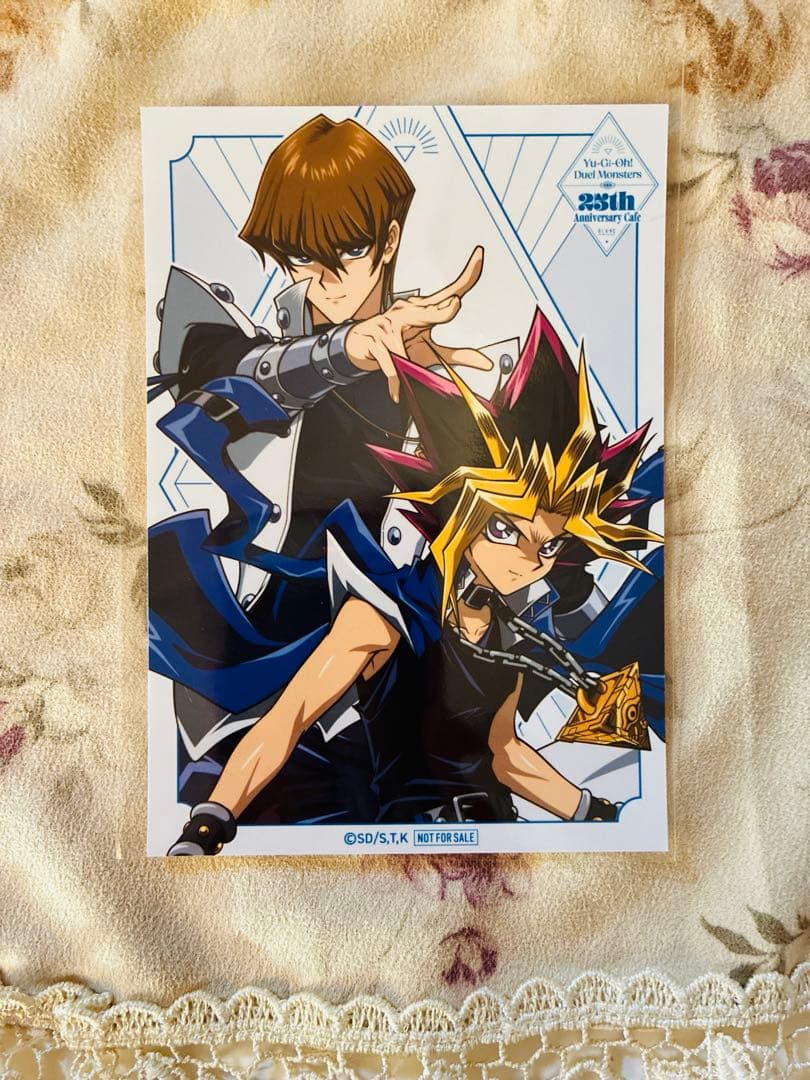 遊戯王　コラボカフェ 本舗 BLANC　特典ブロマイド　闇遊戯　海馬瀬人