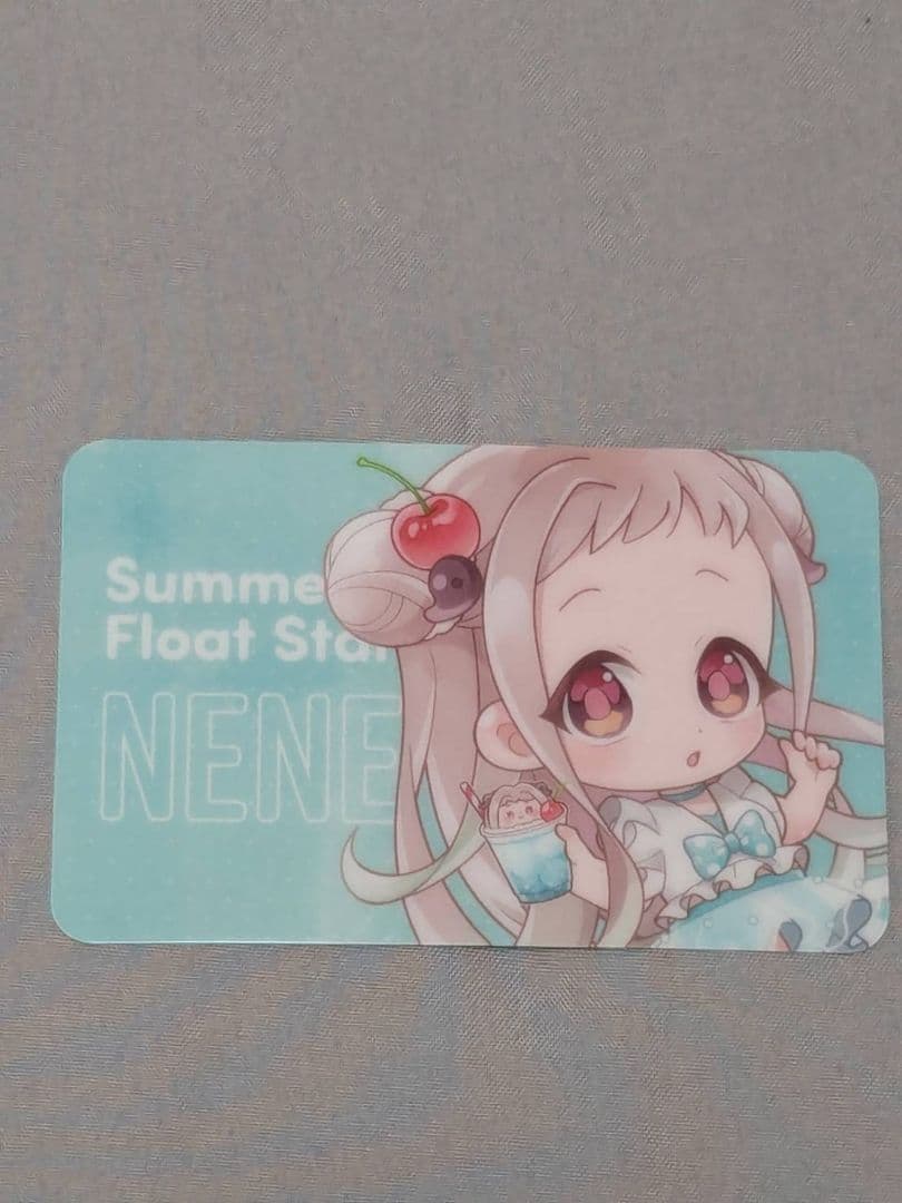 地縛少年花子くん きゃらドリ!!BLANC 硬質カード 寧々