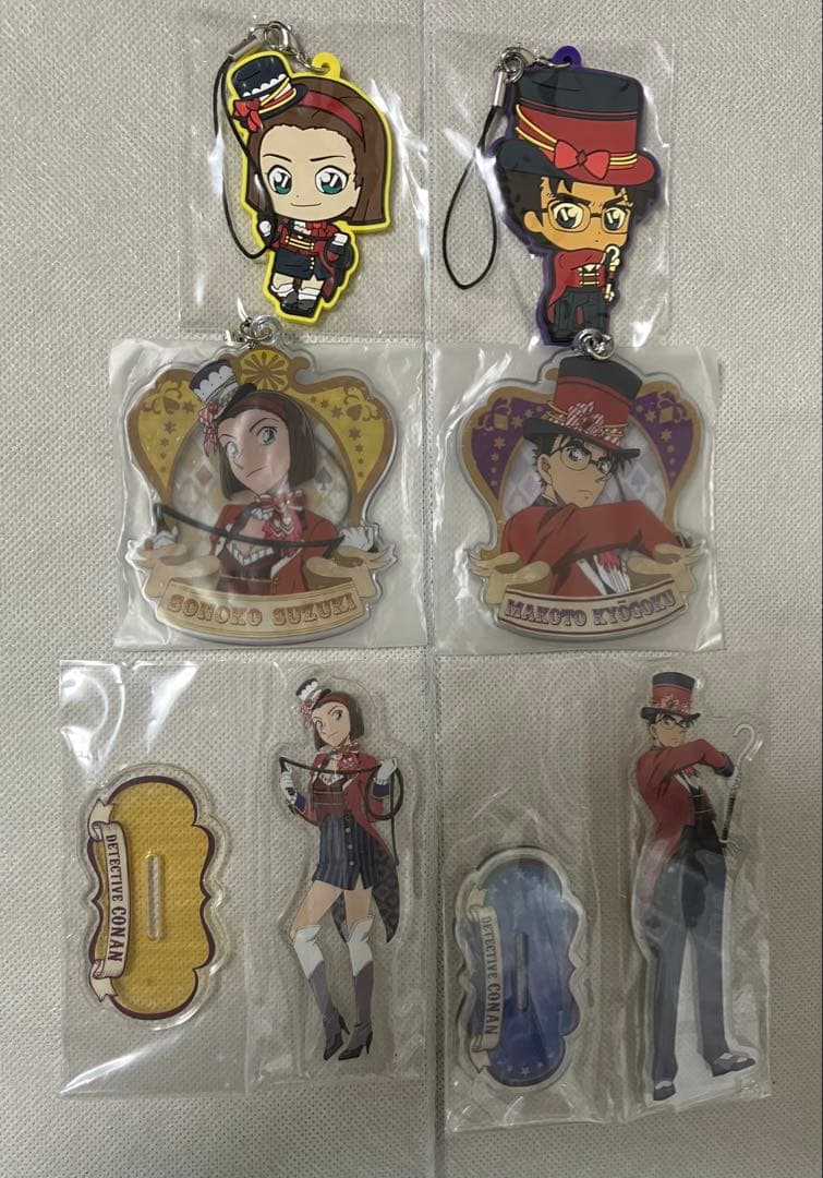 名探偵コナン 京極 真 鈴木 園子 ラバスト キーホルダー アクスタ