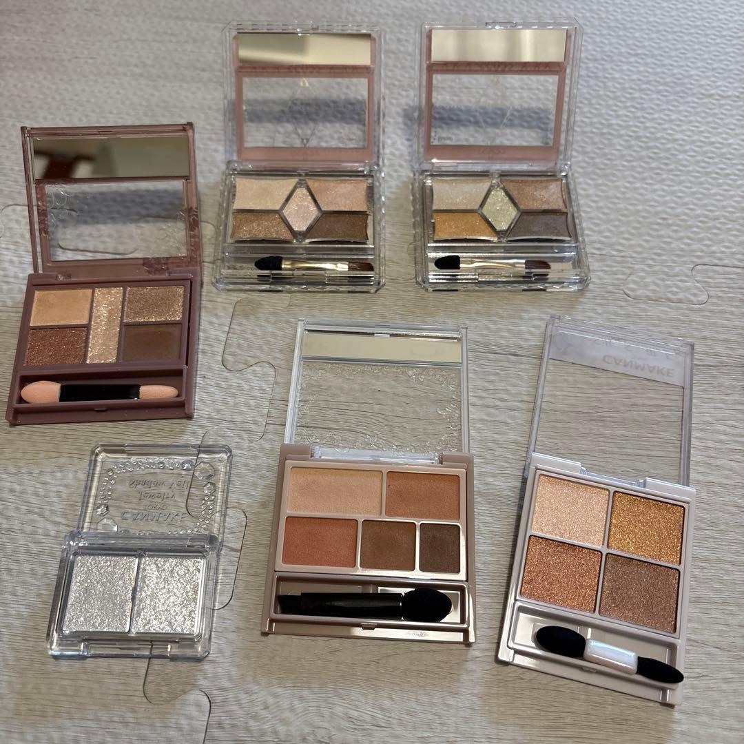 キャンメイク，アイシャドウ6点セットCANMAKE;接近未使用
