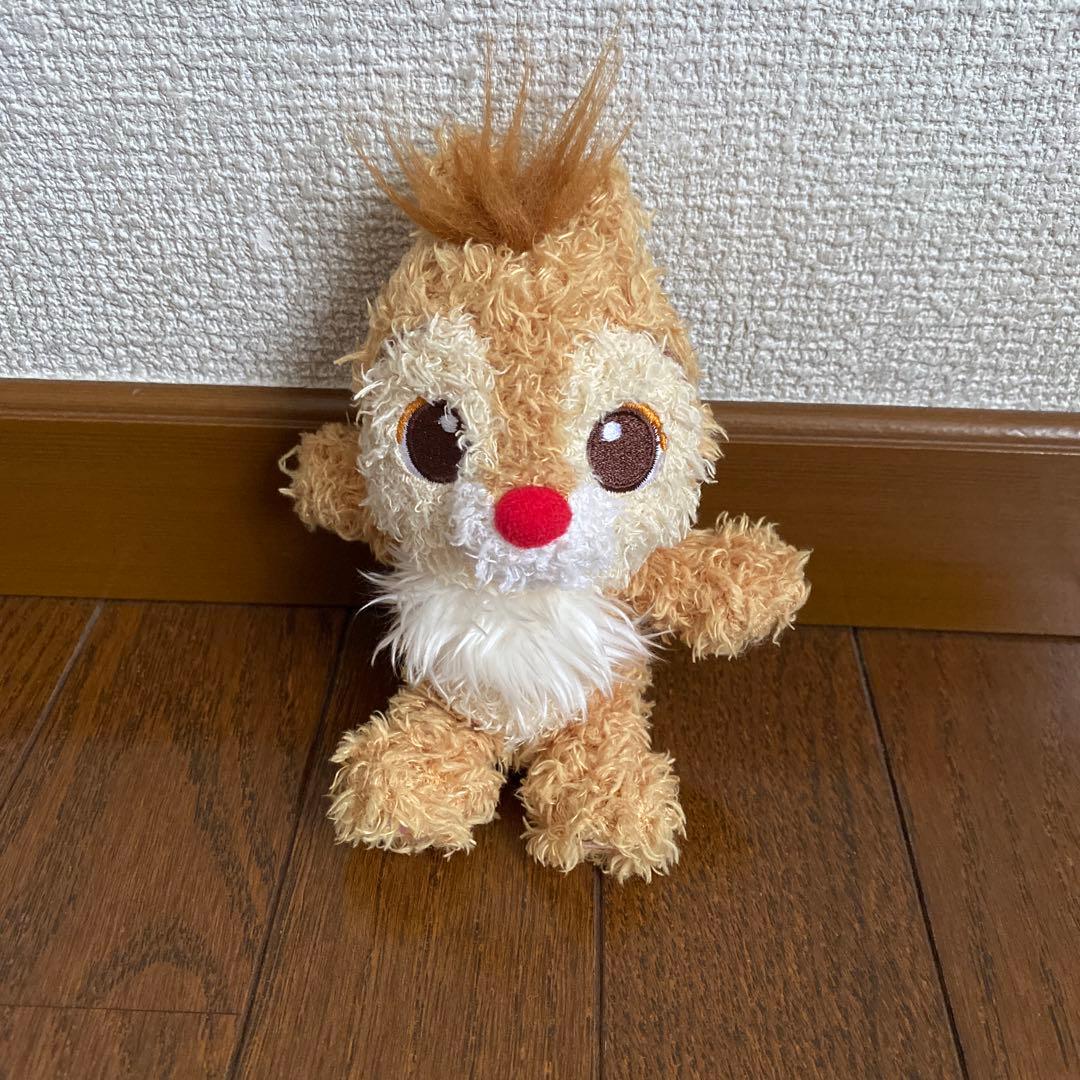 ディズニー　チップとデール　ぬいぐるみ　マスコットキーホルダー