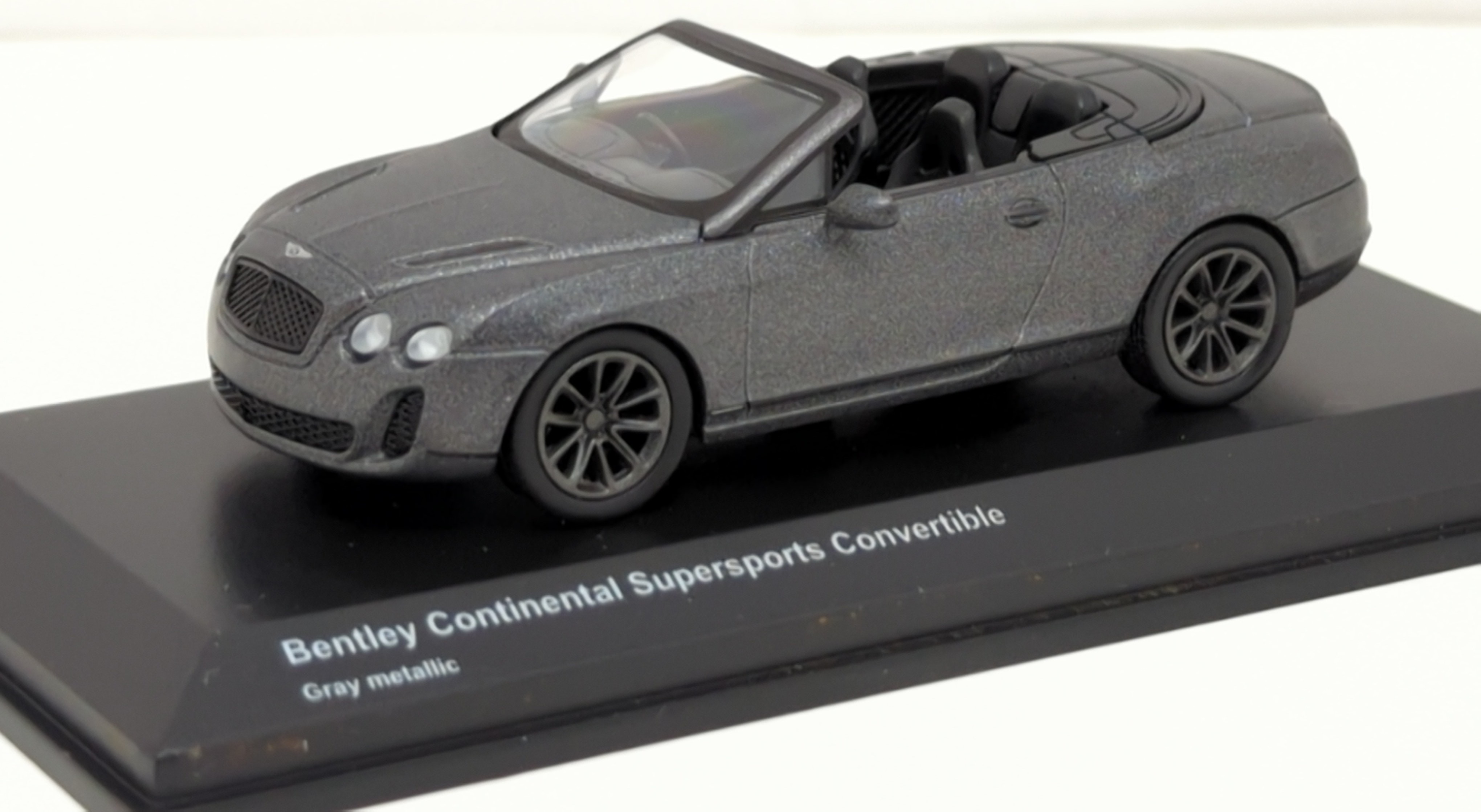 京商 1/64 KS07043A5 Bentley Continental Supersports Convertible(Gray Metallic) 07043A5