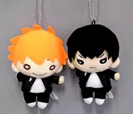 日向＆影山(ジャージ) にとたん ボールチェーン付ぬいぐるみ2個セット 「ハイキュー!!」 ジャンプショップ限定