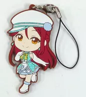 桜内梨子 Awaken the power ver. ラバーストラップ きゅんキャラいらすとれーしょんず 「一番くじ ラブライブ!サンシャイン!!-6th-」 N賞