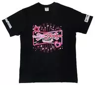 ロゴ アイラブ歌合戦 イベント公式Tシャツ ブラック フリーサイズ 「異次元フェス アイドルマスター★・ラブライブ!歌合戦」