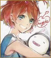 フレイア・ヴィオン(まじろ描き下ろしイラスト) 色紙 色コレ 「一番くじ 劇場版 マクロスΔ 激情のワルキューレ」 B賞