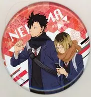 B.音駒高校(黒尾鉄朗＆孤爪研磨) デカ缶バッジ 「ハイキュー!! セカンドシーズン」 ジャンプフェスタ2016グッズ