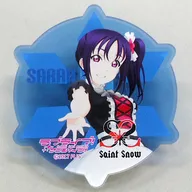 鹿角聖良(Saint Snow) 「Hybrid Mind Market×ラブライブ!サンシャイン!! セレクトショップ アクリルバッジ」