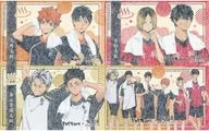 全4種セット 和紙風カード 「ハイキュー!!×極楽湯・RAKU SPA 最高にハイなキュー日(じつ)」 グッズ購入特典 第1弾