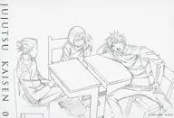 五条悟・夏油傑・家入硝子 ポストカード 「アニメーション 呪術廻戦展 劇場版 呪術廻戦 0編」 大阪会場限定