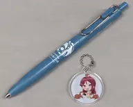 桜内梨子 オリジナルボールペン(描きおろしデフォルメアクリルチャーム付) 「夜間イベント サンシャイン水族館×ラブライブ!サンシャイン!! かがやきサンシャイン!!」