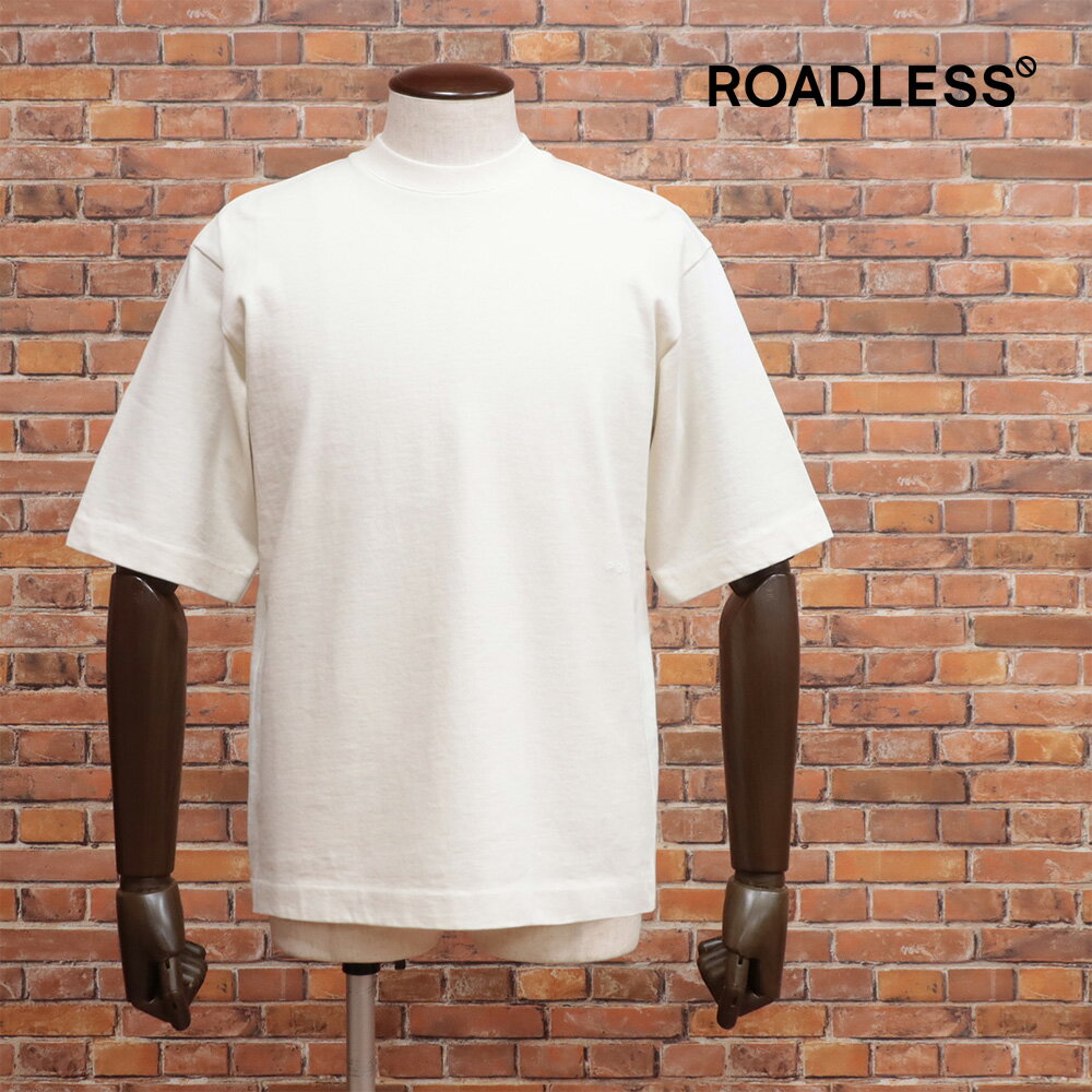 24春夏 ROADLESS 丸首カットソー RSS-BT ヘビーウェイト 伸縮 無地 万能 イタリア製 半袖 メンズ ロードレス【ke151-18700TAF】