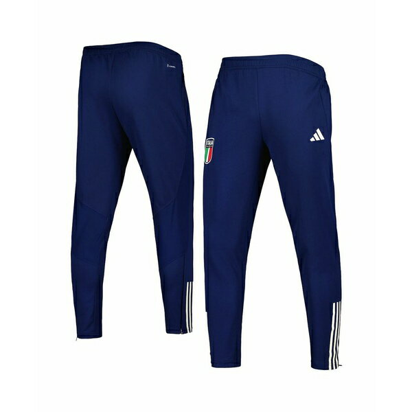 アディダス メンズ カジュアルパンツ ボトムス Men's Italy National Team Blue Team AEROREADY Training Pants Blue