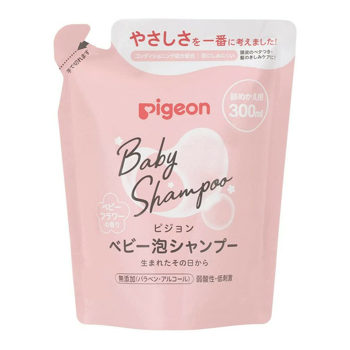 ピジョン ベビー泡シャンプー ベビーフラワーの香り 詰めかえ用 300ml