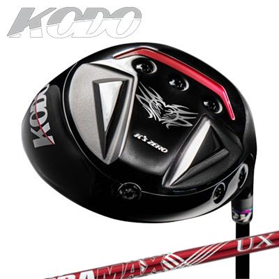 カスタムクラブ ゼロゴルフ 鼓動 ドライバー オリムピック デラマックス UX プレミアム シリーズ 赤デラZERO GOLF KODO DRIVER DERAMAX UX Premium Series