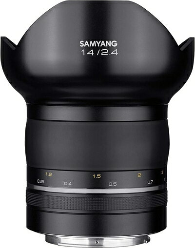 【中古】 SAMYANG 単焦点広角レンズ XP 14mm F2.4 マニュアルフォーカス キヤノンEF AE用 電磁絞り対応 フルサイズ対応
