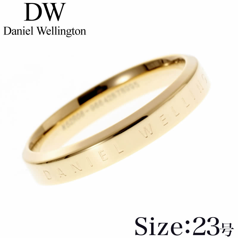 23号 Daniel Wellington リング ダニエル ウェリントン 指輪 クラシック Classic レディース DW00400084 アクセ 定番 ブランド 話題 重ね付け スタンダード シンプル 記念日 カップル 彼女 彼氏 夫婦 ペア お揃い 誕生日 プレゼント ギフト