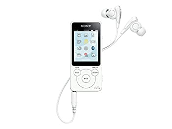 【中古】(非常に良い)ソニー SONY ウォークマン Sシリーズ NW-S14 : 8GB Bluetooth対応 イヤホン付属 2014年モデル ホワイト NW-S14 W