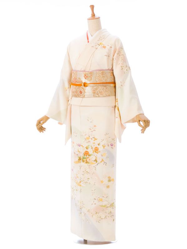 【レンタル】訪問着 付下げ 正絹 結婚式 卒業式 ママ 七五三 小物 セット 着物 卒園式 お宮参り 着物レンタル 草履 レンタル着物 バッグ 母親 レディース 帯揚げ 和装 晴れ着 帯締め 入学式 付け下げ 2L785