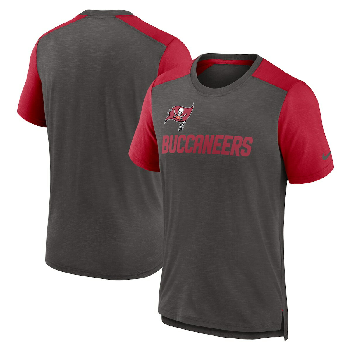 【公式グッズ】NFL バッカニアーズ Tシャツ Nike ナイキ メンズ シルバーグレイ (22 Men's Nike Colorblock Team Name SST)