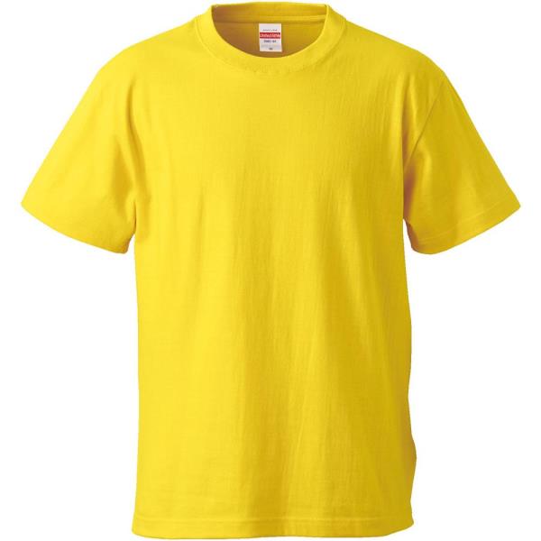 5.6オンスハイクオリティーTシャツ(アダルト) カナリアイエロー XXXL ( 500101CXX-190-XXXL / UNA10360337 )【 ユナイテッドアスレ 】【14CD】